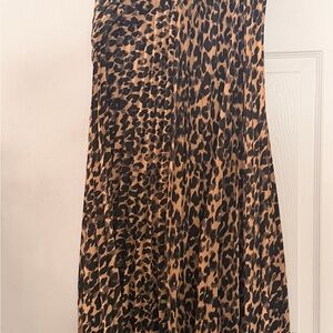 Halogen Animal Print Maxi Skirt